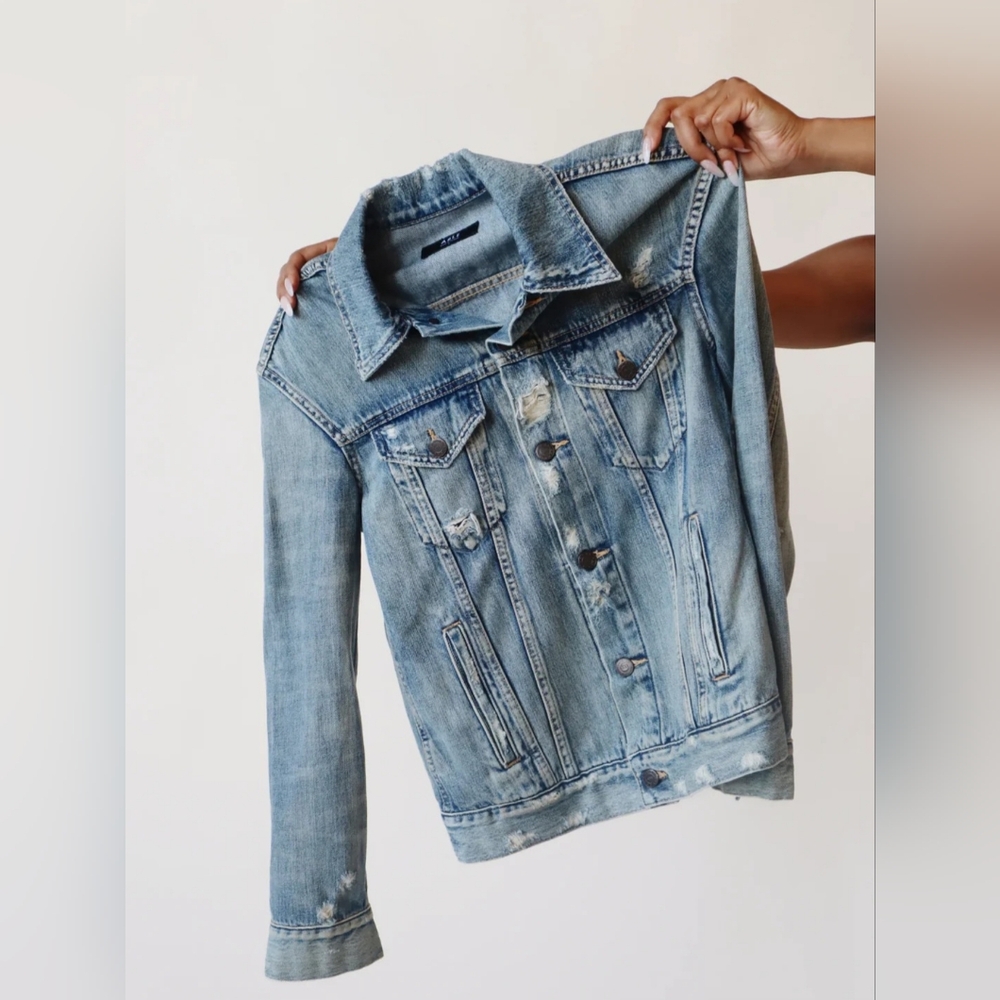 Able Merly Denim Jacket Original Wash Size Small